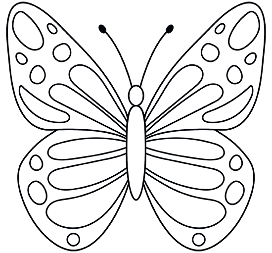 Fill cute butterfly pages with bright, cheerful colors