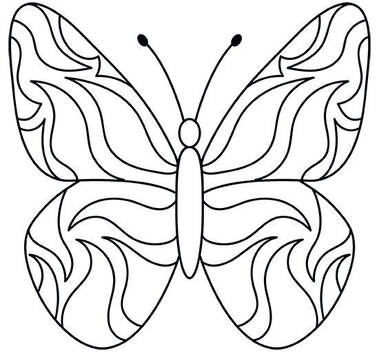 Bring happy butterfly sheets to life with easy coloring