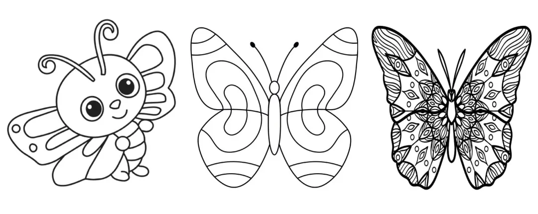 Butterfly Coloring Pages