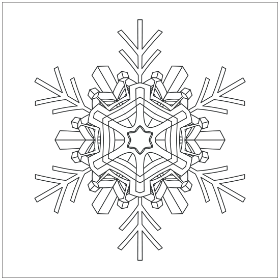 Print Christmas Adult Coloring Page