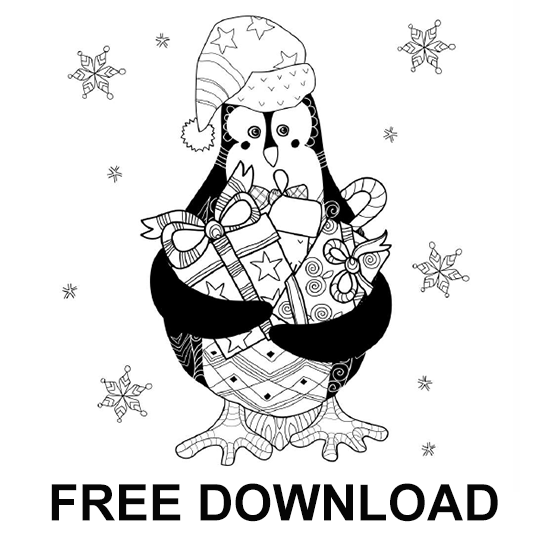 Christmas Coloring Pages For Adults ❄️