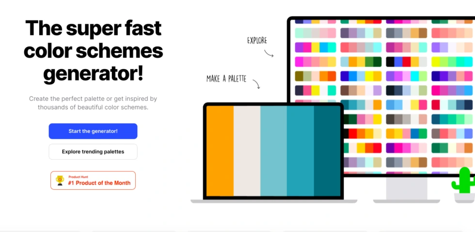 Adult Coloring palette