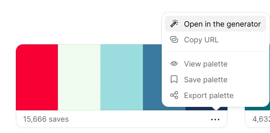 Adult Coloring palette
