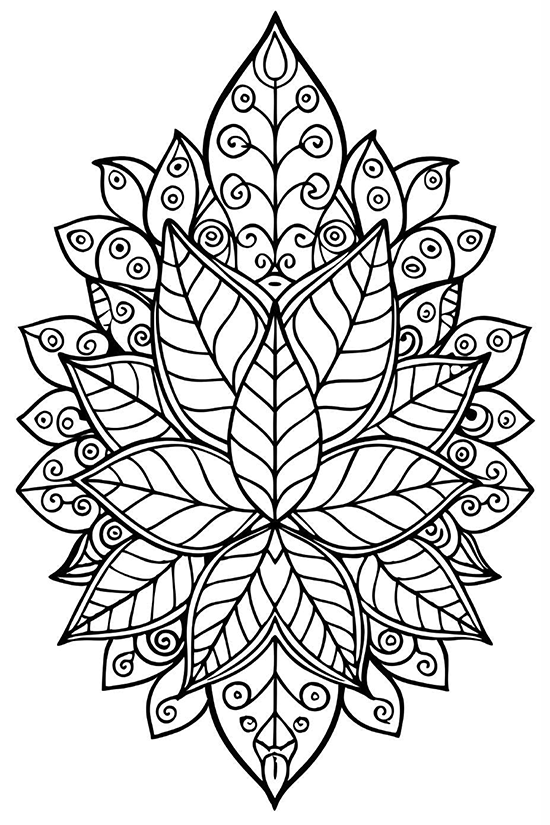 Easy patterns with simple bold shapes