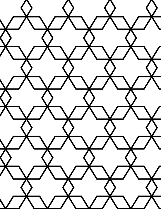 Calming artwork with large open spaces