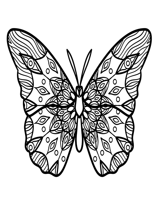 fantasy adult coloring page