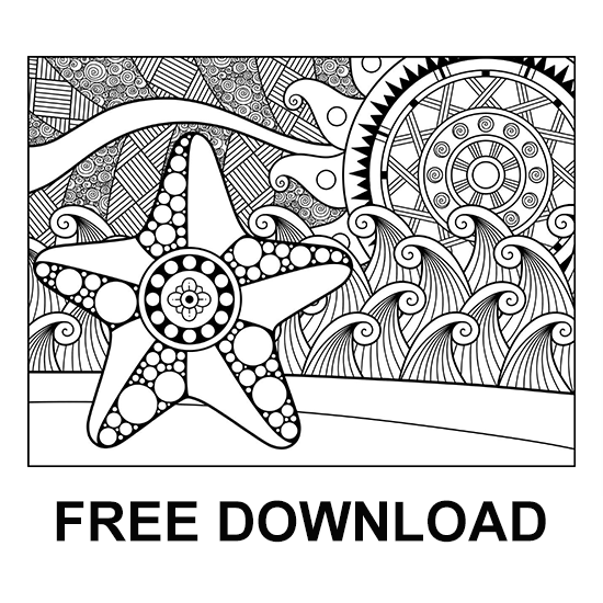 Free Fantasy Coloring Pages for Adults