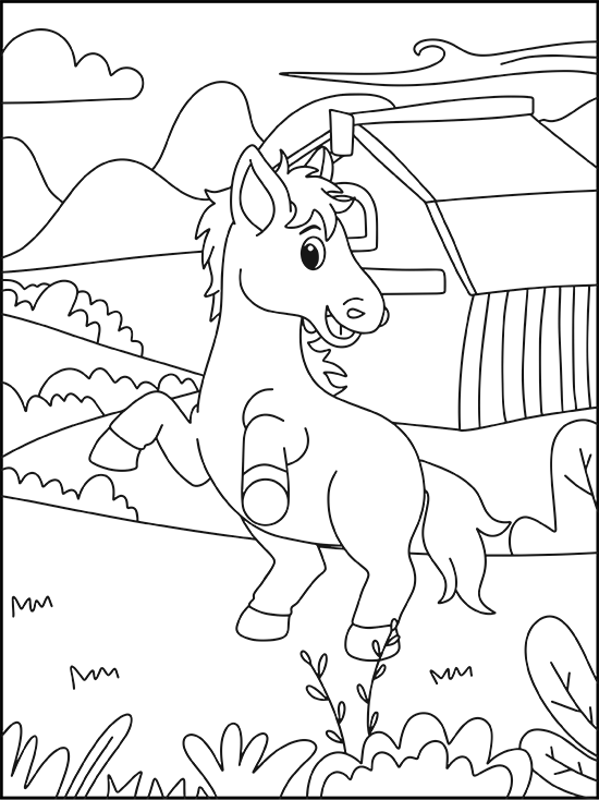 Horse Coloring Pages