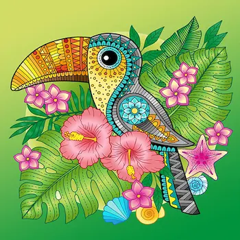 Beautiful Nature Coloring Book