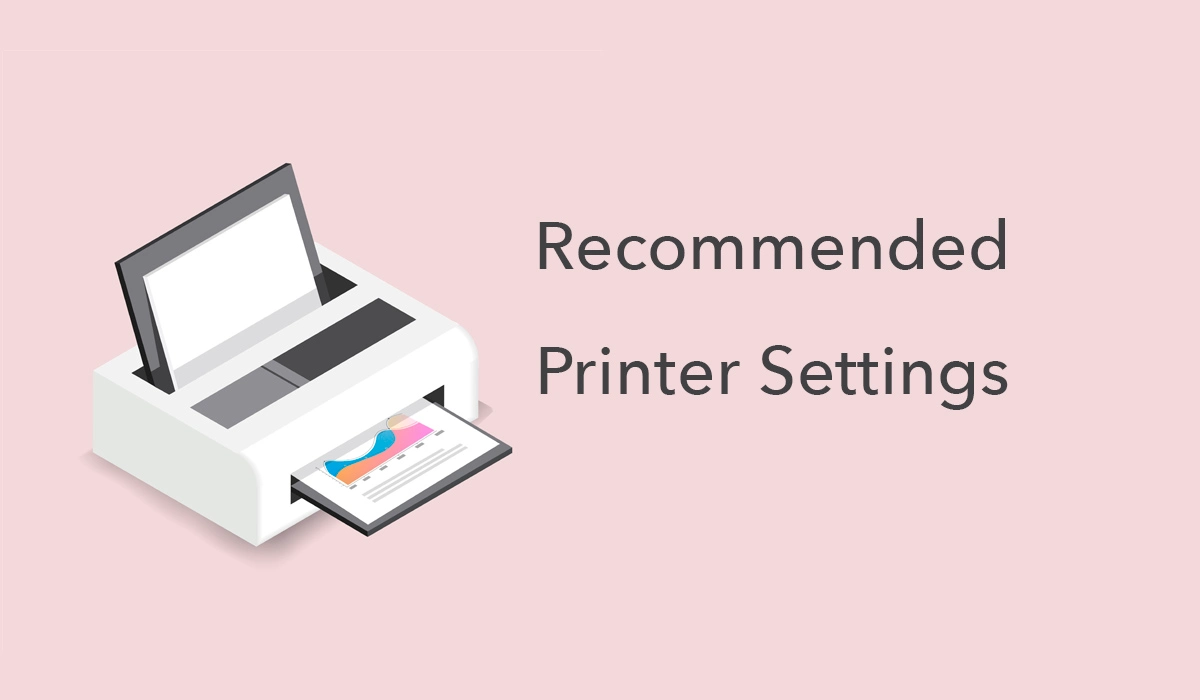 Printer Settings for Coloring
