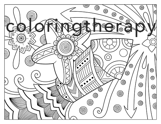 Trippy Starfish Coloring Pages