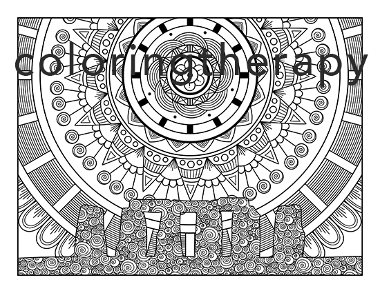 Trippy Starfish Coloring Pages