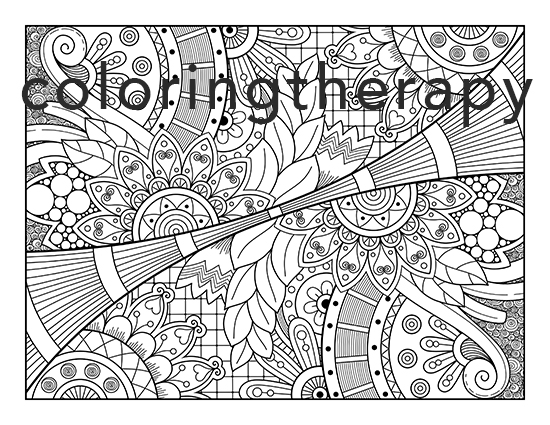 Trippy Starfish Coloring Pages