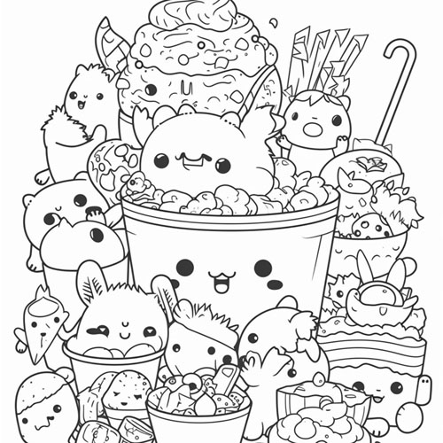 Cute Drinks and Snacks