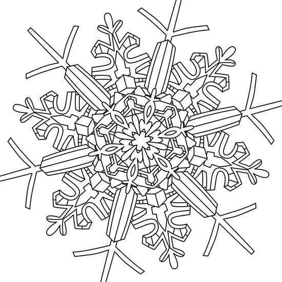 Intricate Snowflake Mandalas