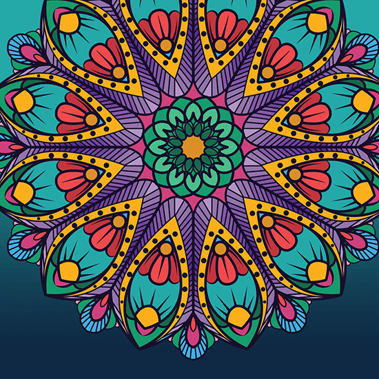 Calm Mandala Coloring Book