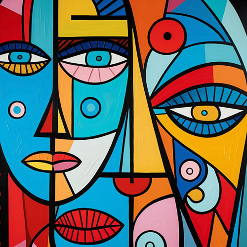 Picasso Inspired Adult Coloring – Vol 1