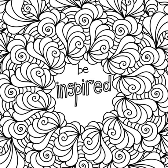 Inspirational Mandala Coloring Book