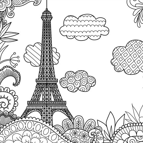 Iconic Landscapes Coloring