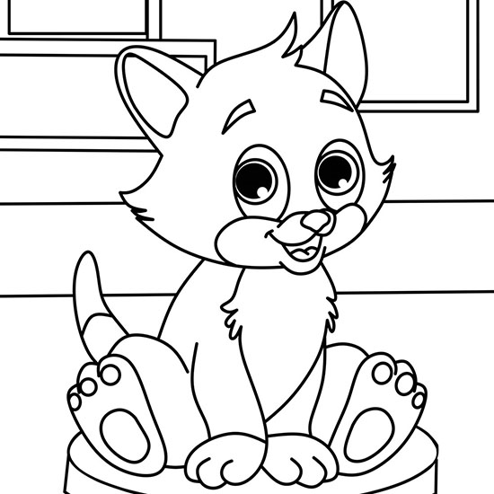 Cool Cat Coloring