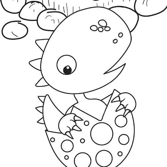 Little Dinosaur Coloring