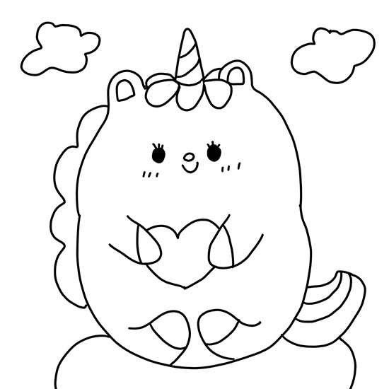 Little Unicorn Coloring