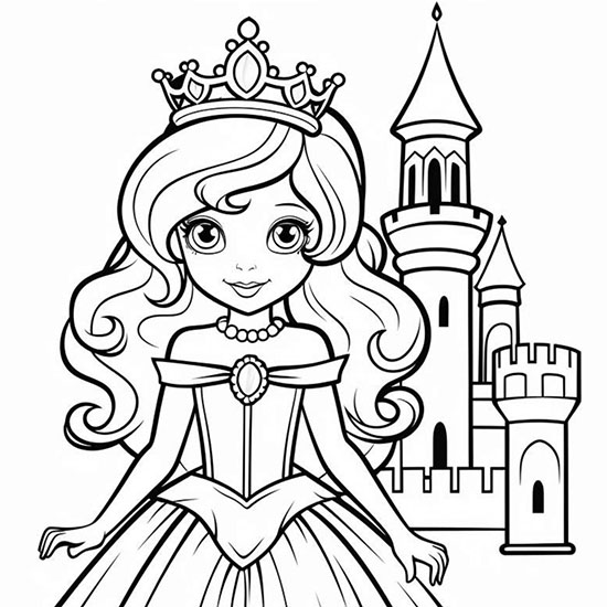 Princess Coloring - Vol 1
