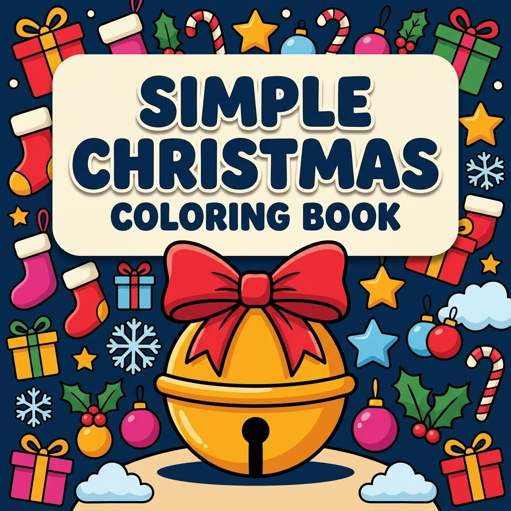 Simple Christmas Coloring Pages