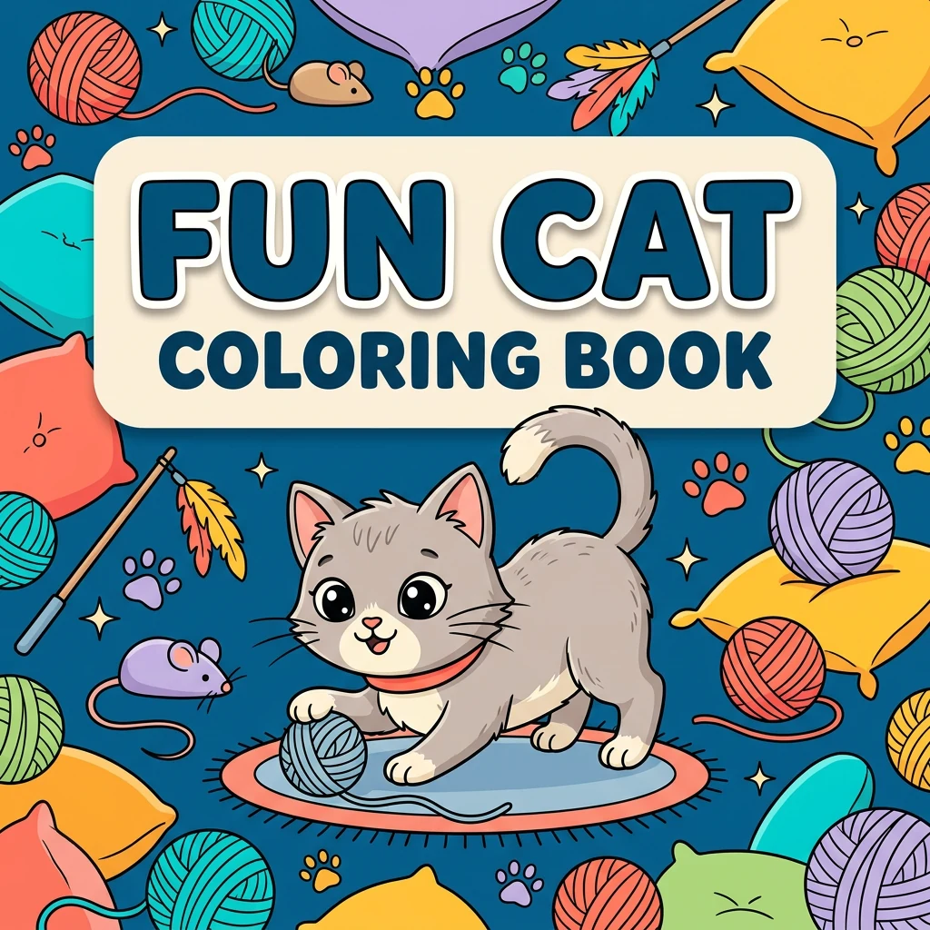 Fun Cat Coloring