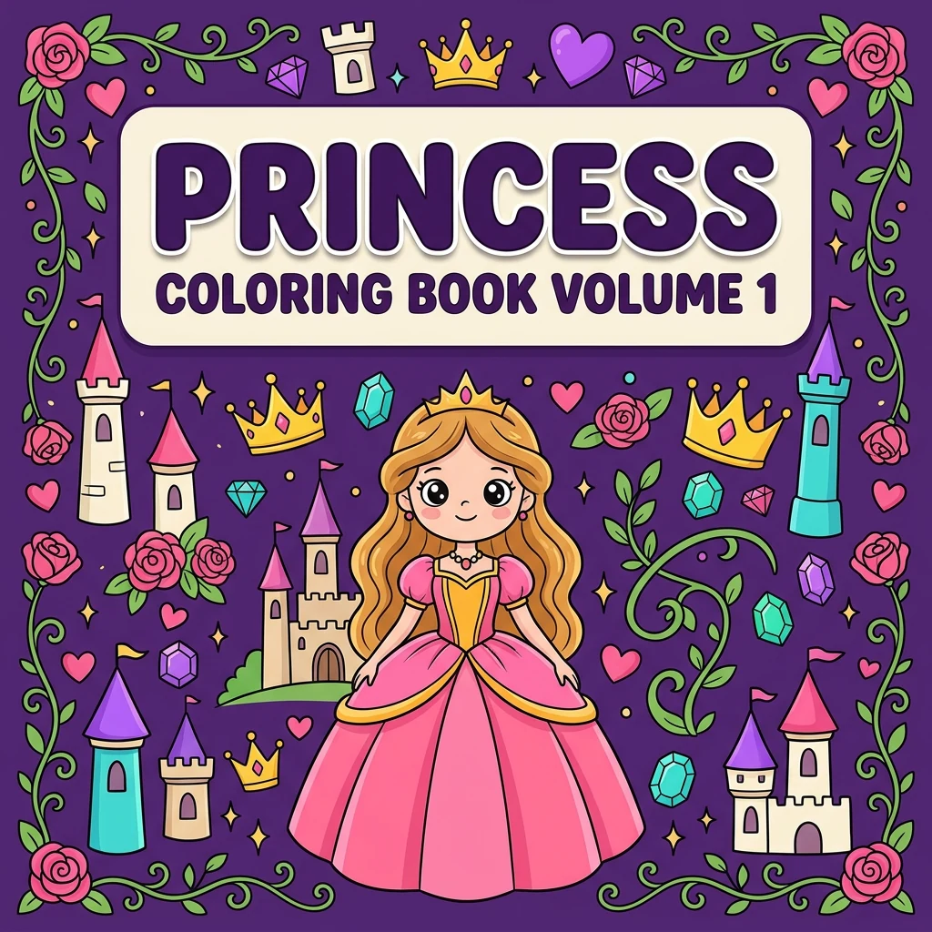 Princess Coloring - Vol 1