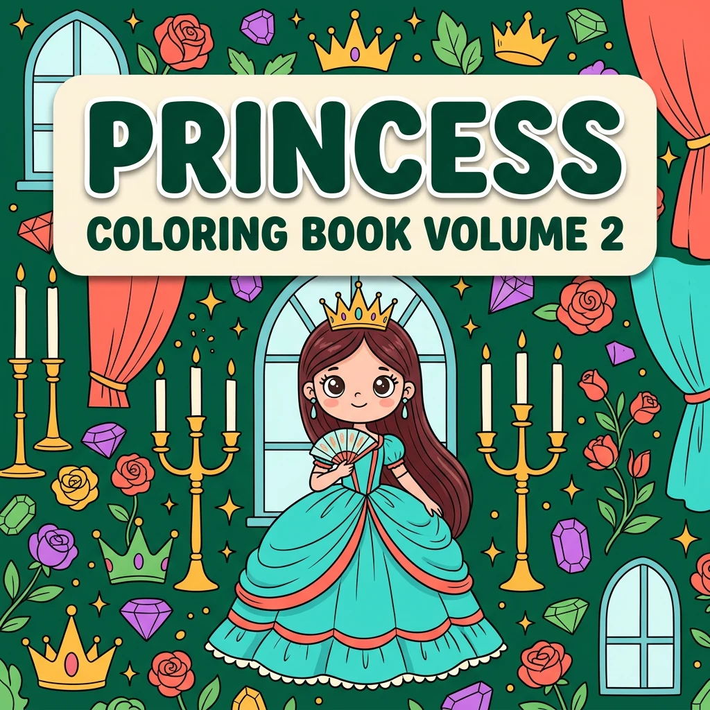 Princess Coloring - Vol 2