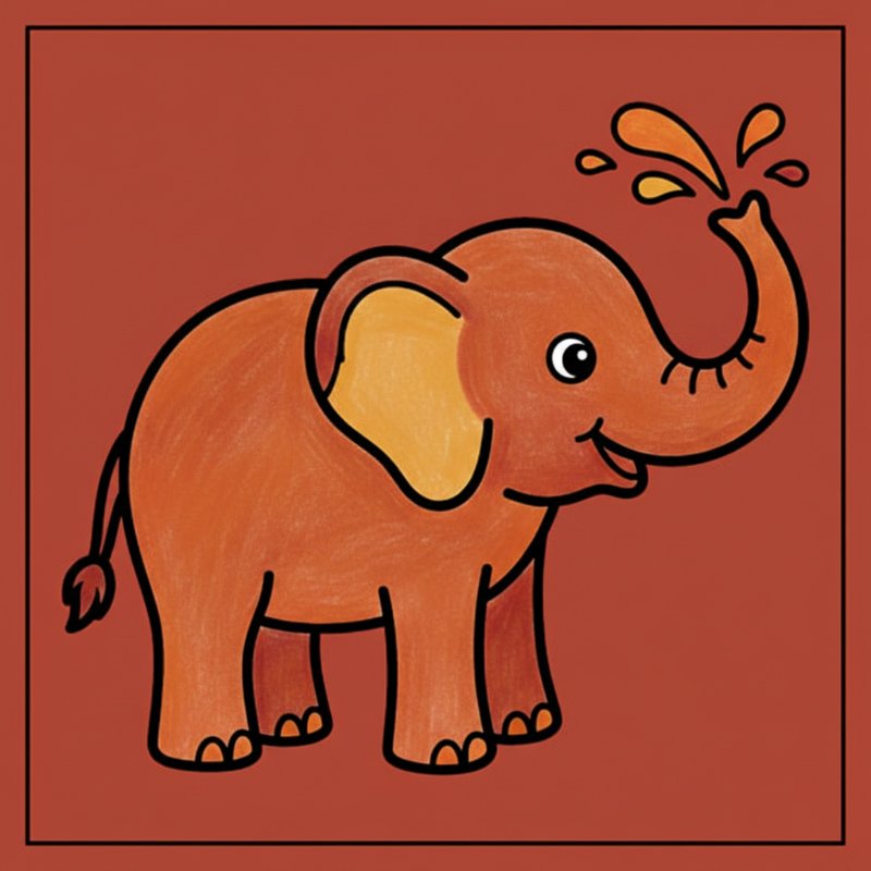 Bold and Easy Animal Coloring Pages