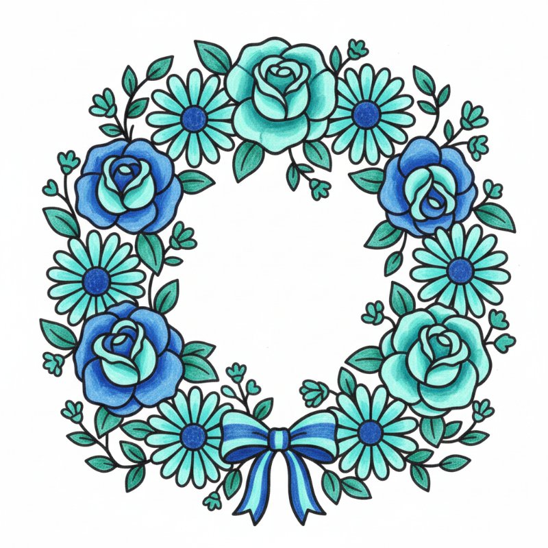 Bold and Easy Floral Coloring Pages