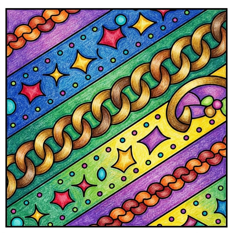 Bold and Easy Patterns Adult Coloring Book - Vol 1