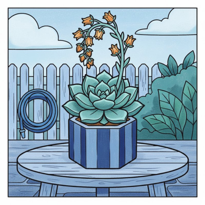 Bold and Easy Succulent Coloring Pages
