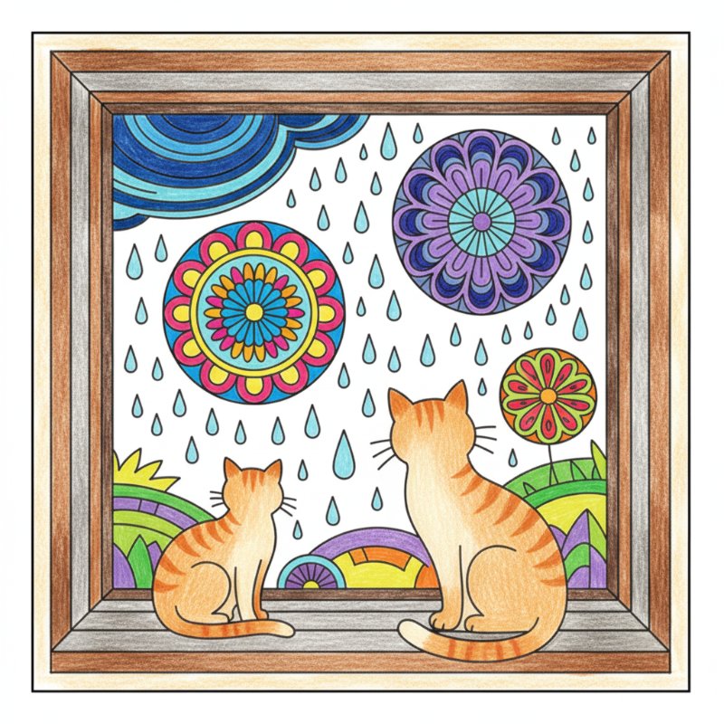Bold and Easy Popular Cozy Coloring Pages