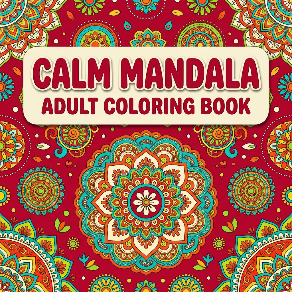 Calm Mandala Coloring Book