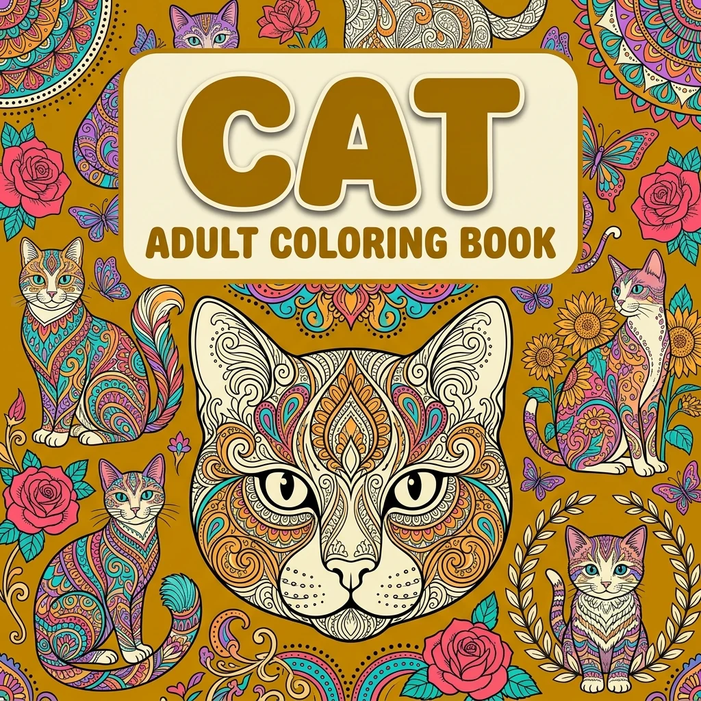 Cat Coloring Book