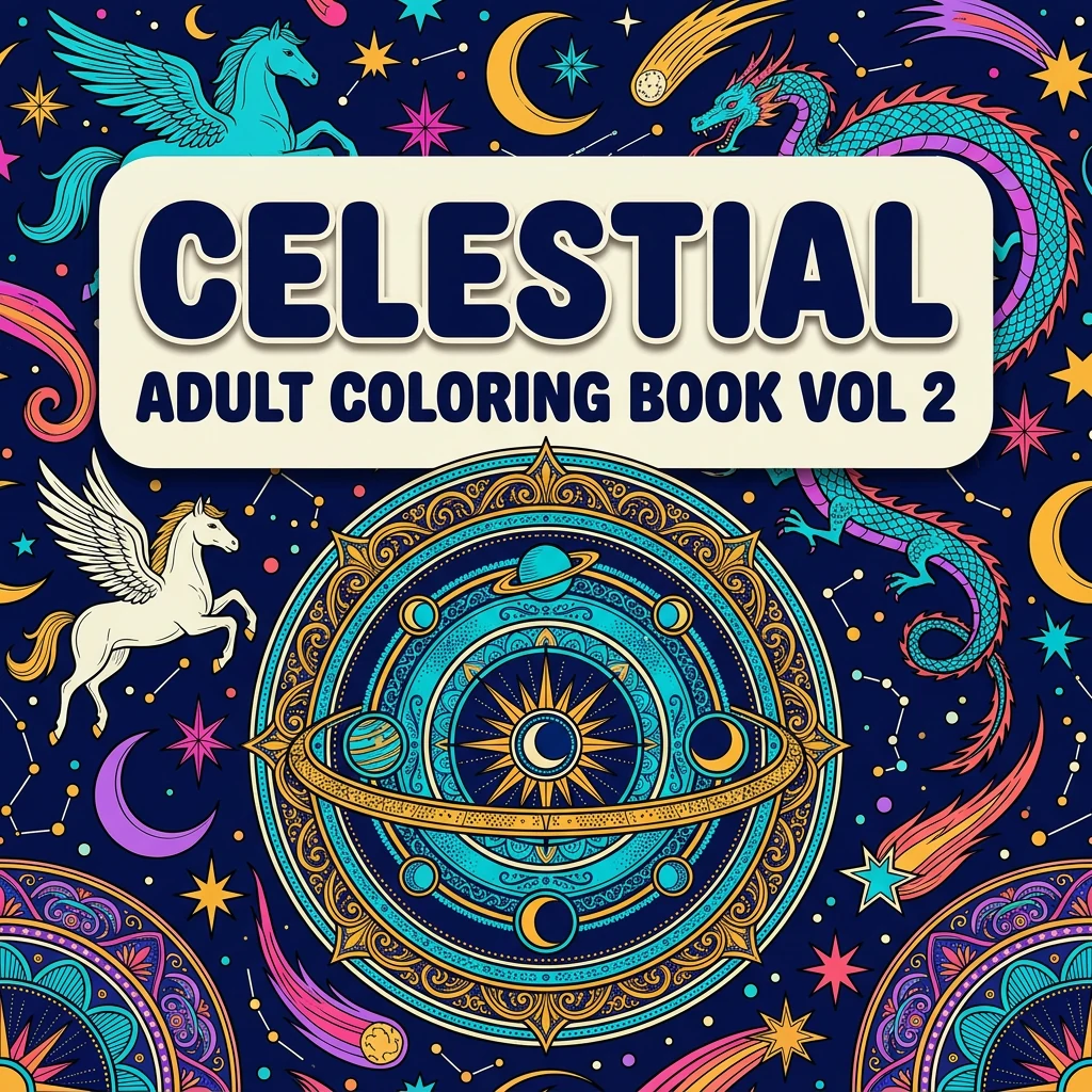 Celestial Adult Coloring - Vol 2