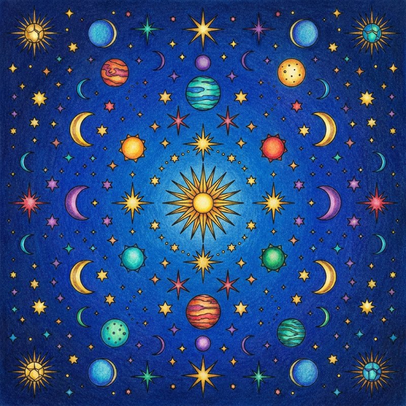 Celestrial Adult Coloring - Vol 2