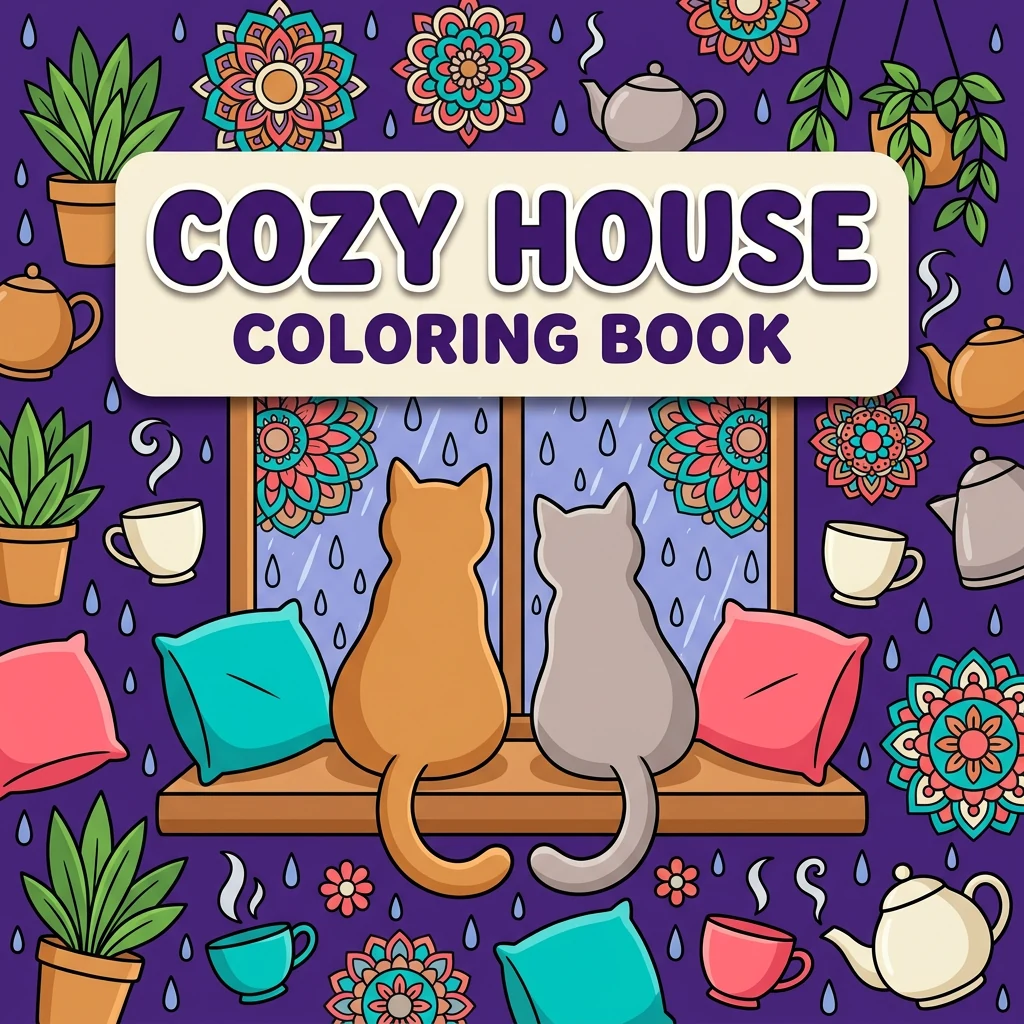 Cozy House Coloring
