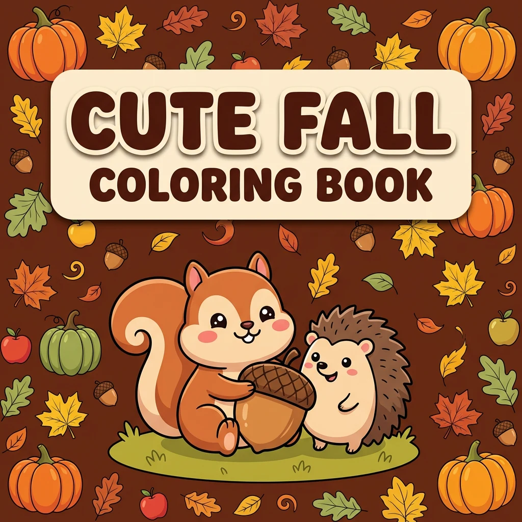 Cute Fall Coloring Pages
