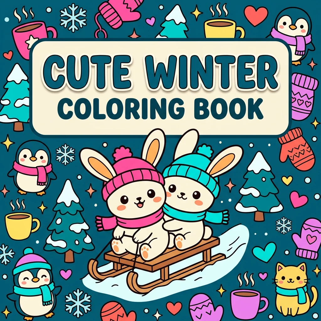 Cute Winter Coloring Pages
