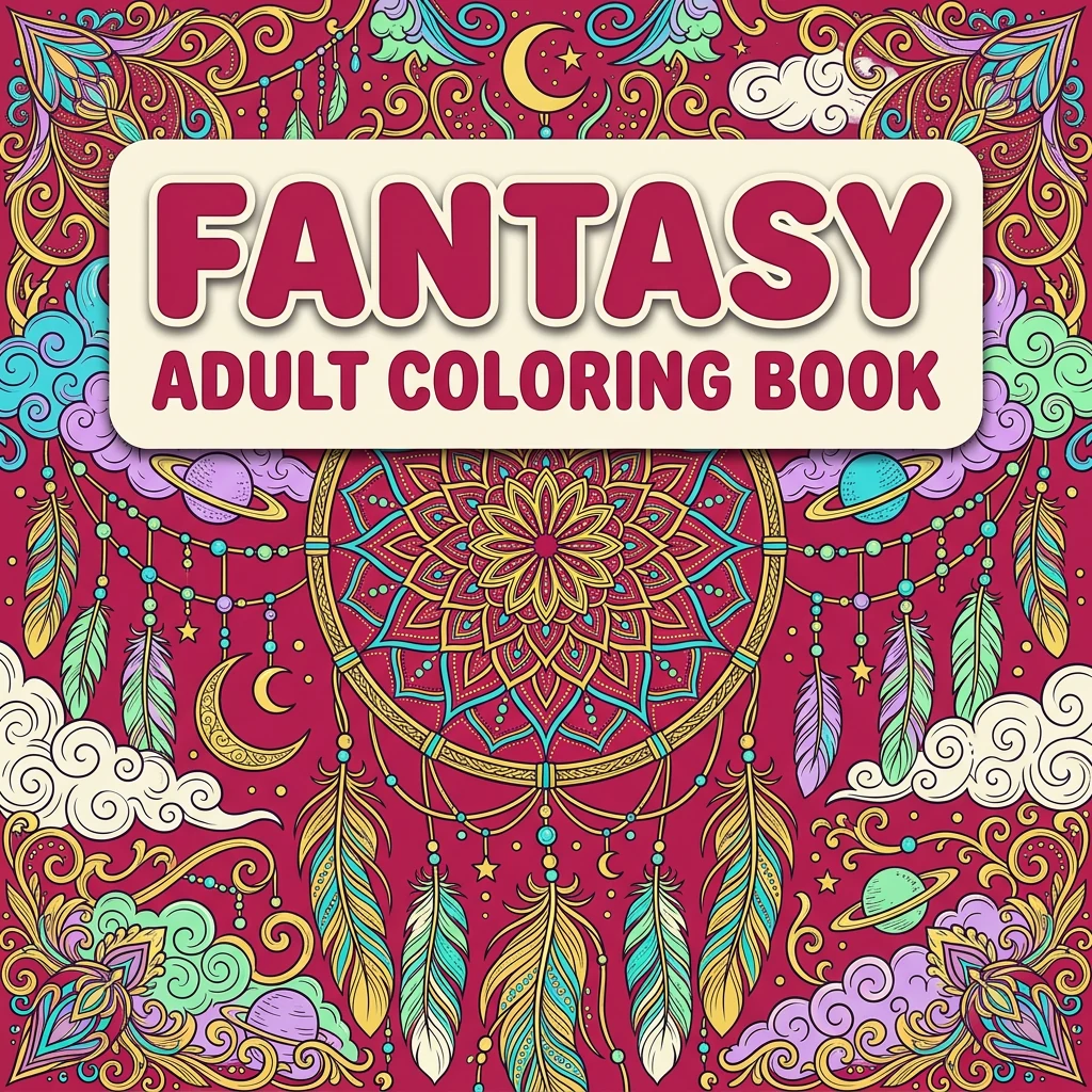 Fantasy Adult Coloring Pages