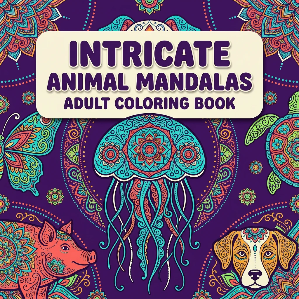 Intricate Animal Mandalas