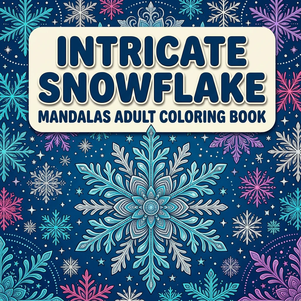 Intricate Snowflake Mandalas