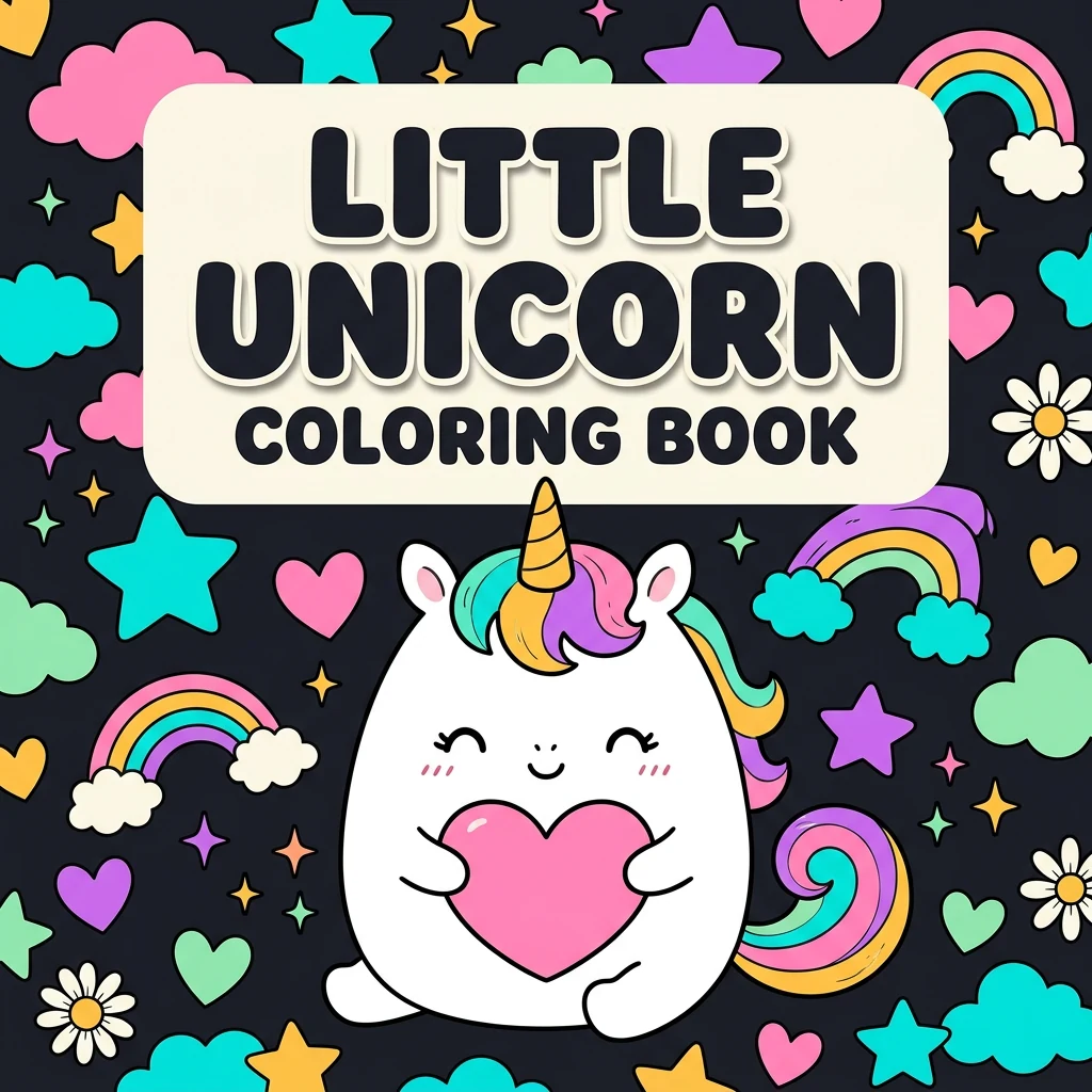 Little Unicorn Coloring