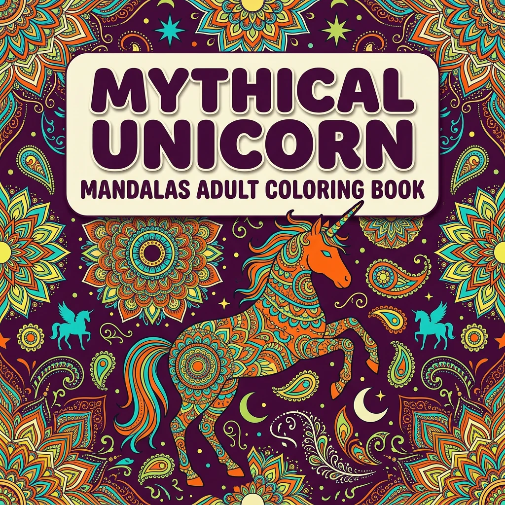 Mythical Unicorn Mandalas
