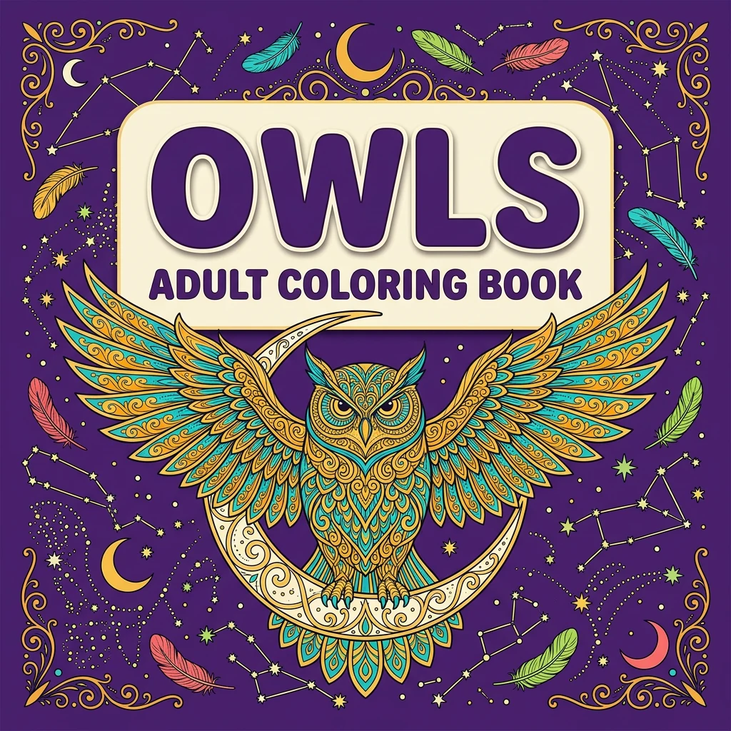 Adult Coloring Pages Owls