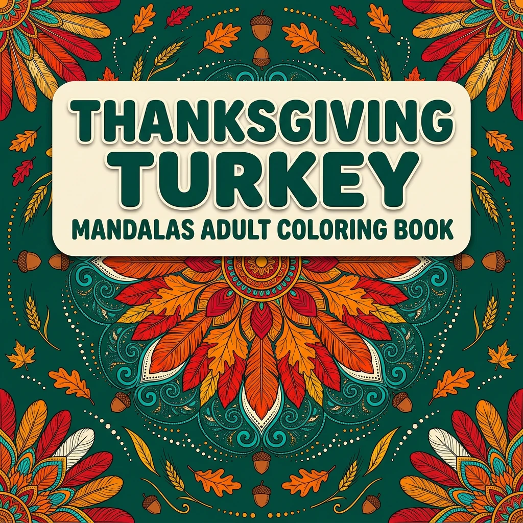 Thanksgiving Turkey Mandalas